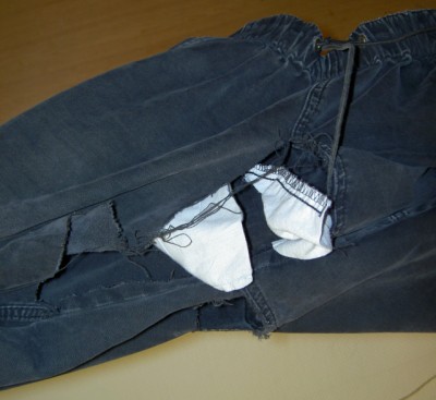 Meine zerrissene Hose