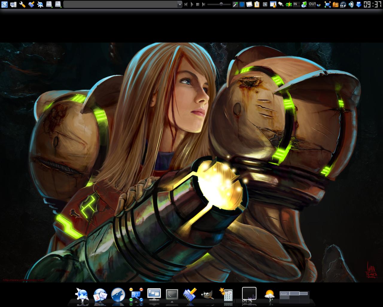 Samus Aran Hintergrund